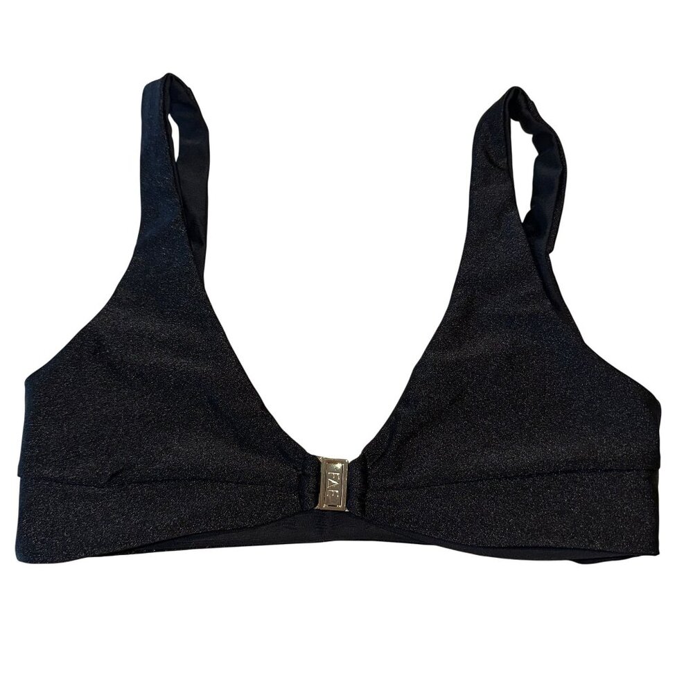 NWOT FAE House Kendall Nero Black Swim Bikini Top Women's Small S